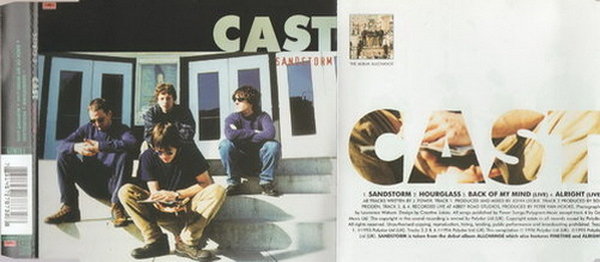 Cast Sandstorm * Horglass * Back Of Mind 1995 Polydor CD Single 4 Tracks