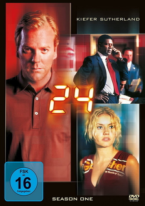24 Season One Kiefer Sutherland 6 DVD-Set 2002 FSK 16 20 Century Fox