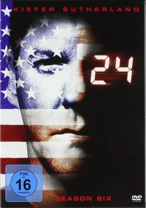 24 Season Six Kiefer Sutherland 7 DVD-Set 2007 FSK 16 20 Century Fox