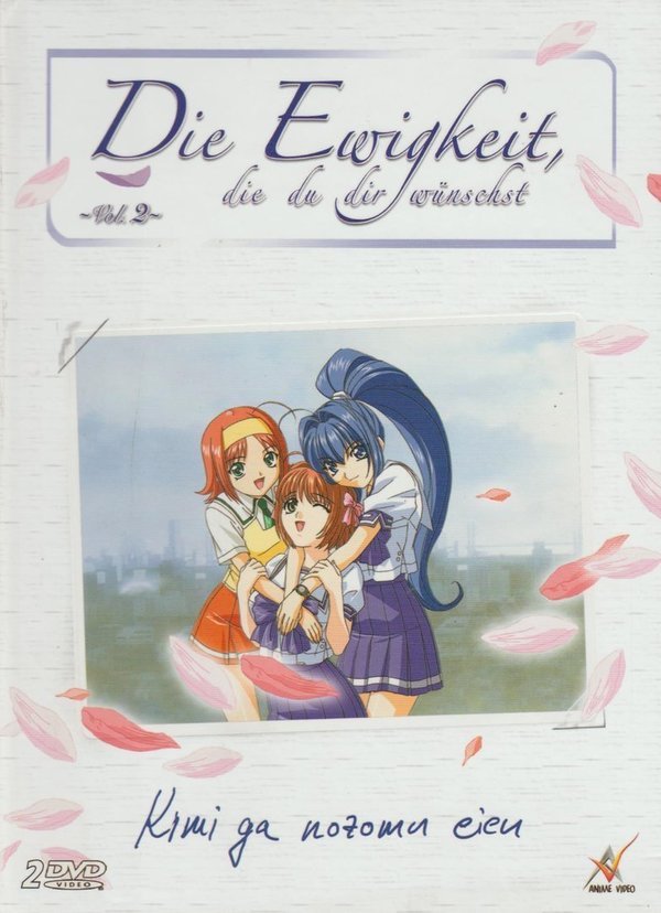Die Ewigkeit die Du Dir wünschst Vol. 2 Episode 8-14 2 DVD`s Hard-Cover + Beiblatt