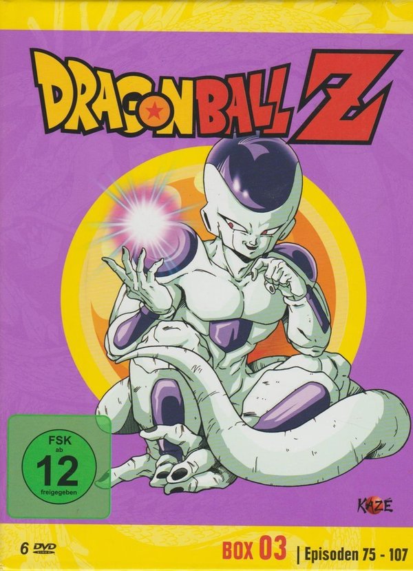 Dragonball Z Box 3 Episoden 75-107 KAZE 6 DVD Box 2010 (TOP)
