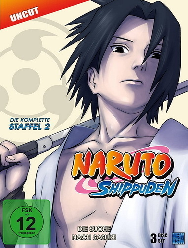 Naruto Shippuden Staffel 2 Die Suche nach Sasuke Episoden 253-273 KMS 3 DVD-Set