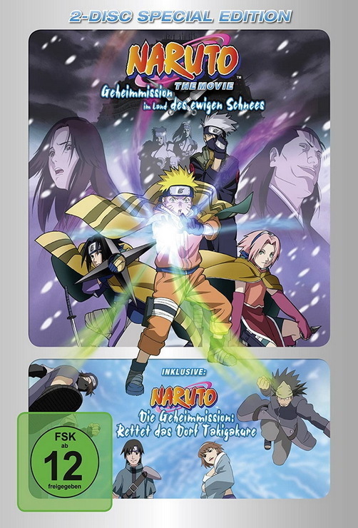 Naruto The Movie Geheimmission im Land des ewigen Schnees 2 DVD-Set 2010