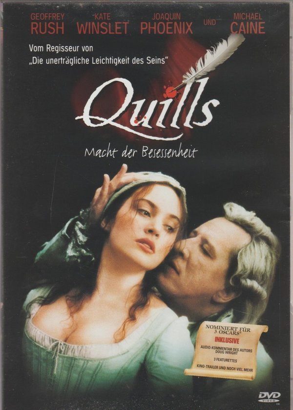 Quills Macht der Besessenheit 2001 20 Century Fox DVD (TOP) "Kate Winslet"