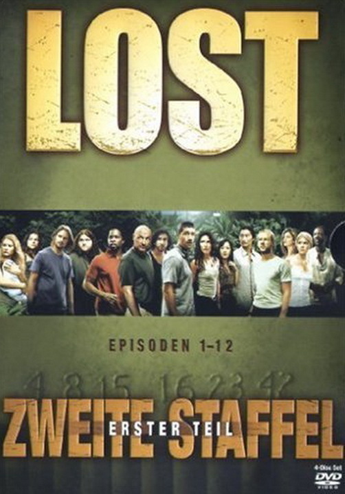 Lost Zweite Staffel Erster Teil 4 Episoden 1-12 4 DVD`s im Schuber 2006 Touchstone