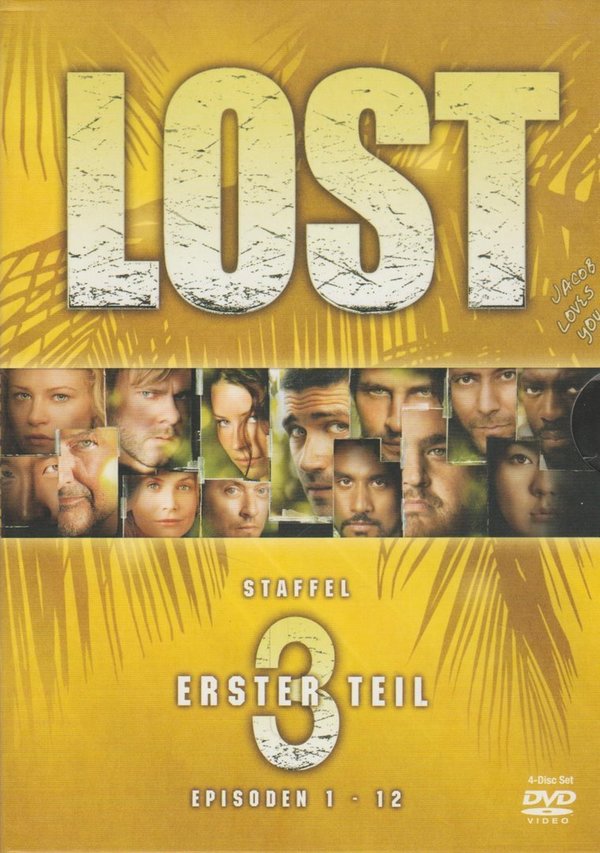 Lost Dritte Staffel Erster Teil 4 DVD`s Episoden 1-12 im Schuber 2007 Touchstone
