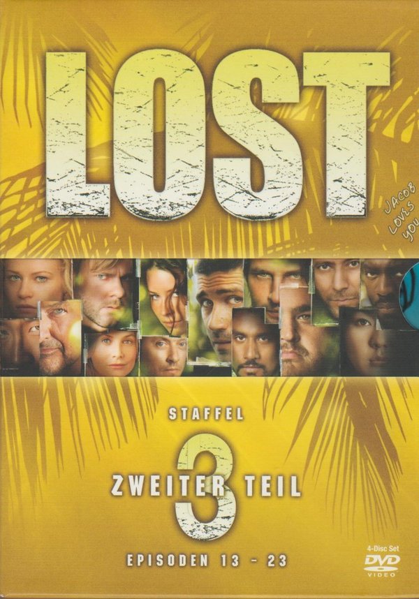Lost Dritte Staffel Zweiter Teil 3 Episoden + Bonus 13-23 4 DVD`s im Schuber 2006