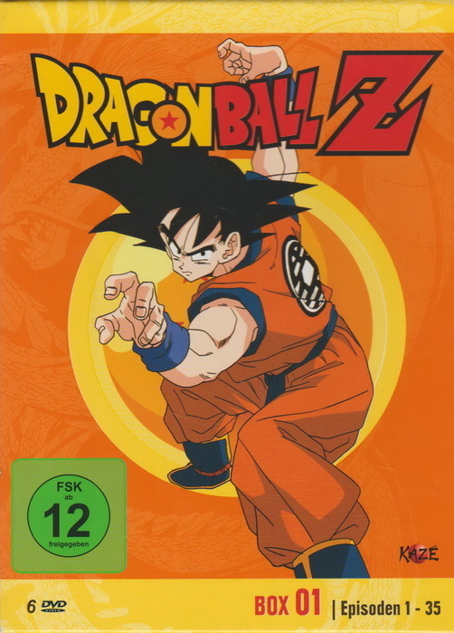 Dragonball Z Box 1 Episoden 1-35 KAZE 6 DVD Box 2009 (TOP) + Booklet