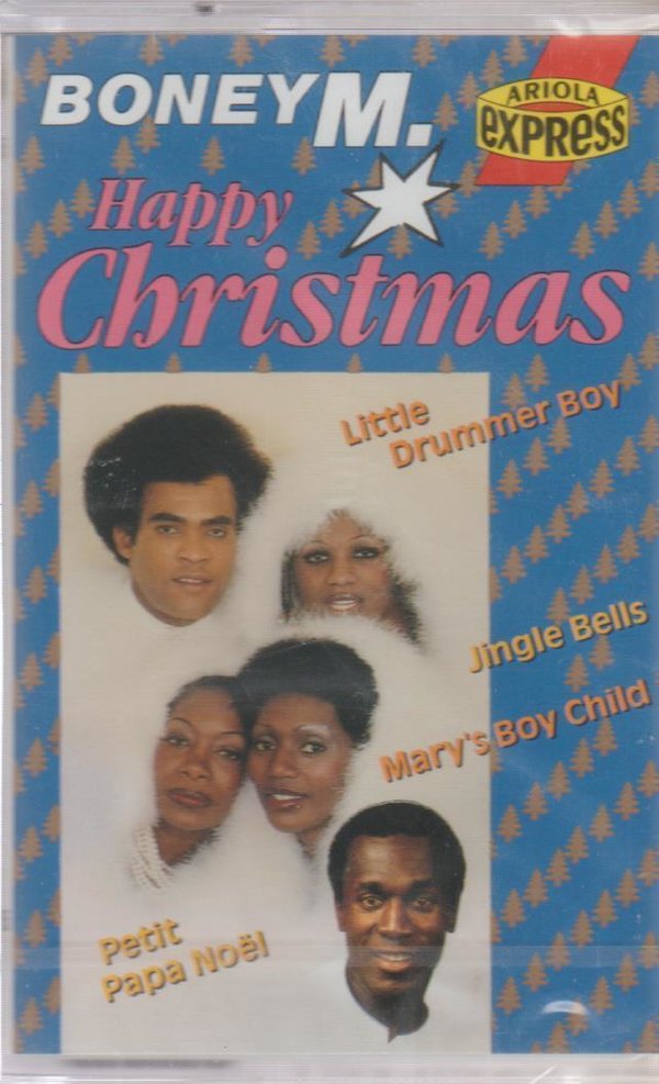 Boney M. Happy Christmas (Little Drummer Boy) 1981 Ariola MC Cassette (OVP)