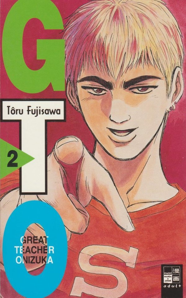 GTO Band 2 Egont Manga und Anime 1. Auflage 1999 Deutsch Toru Fujisawa