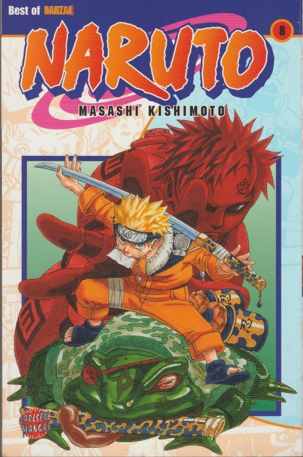 Naruto Band Band 8 Carlson Comics 2004 Masashi Kishimoto (TOP)