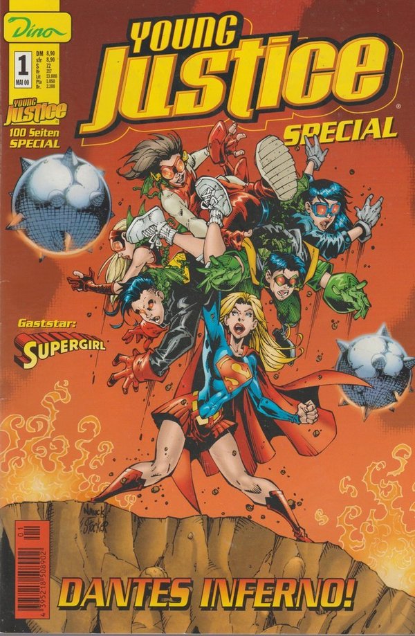 Young Justice #1 Dantes Inferno!, Special 100 Seiten, Mai 2000 Dino