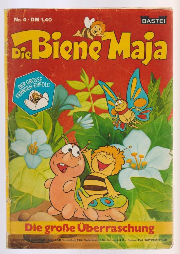 Walt Disney Micky Maus 1982 Heft 40 Ehapa Mit Spiel- und Bastelbogen Roulette