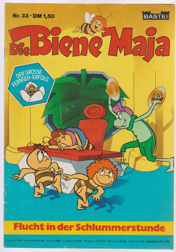 Walt Disney Micky Maus 1982 Heft 37 Ehapa Mit Spiel- und Bastelbogen Splash