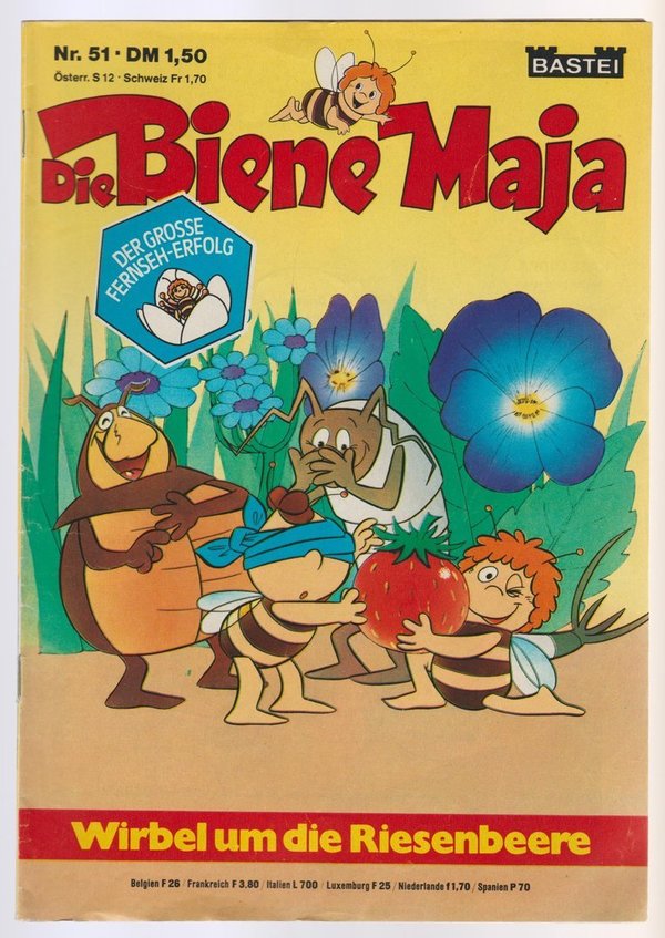 Walt Disney Micky Maus 1982 Heft 37 Ehapa Mit Spiel- und Bastelbogen Splash