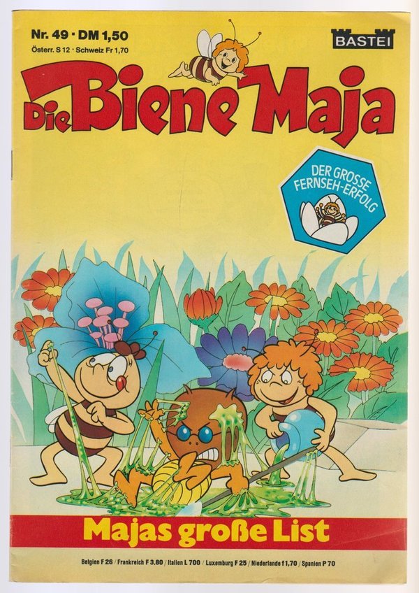 Walt Disney Micky Maus 1982 Heft 33 Ehapa Mit Bastelbogen Stundenplan 2