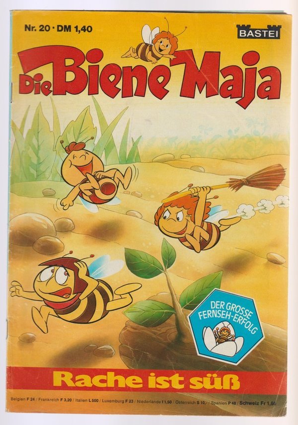 Walt Disney Micky Maus 1984 Heft 11 Ehapa Mit Bastelbogen Auto-Renn Spiel