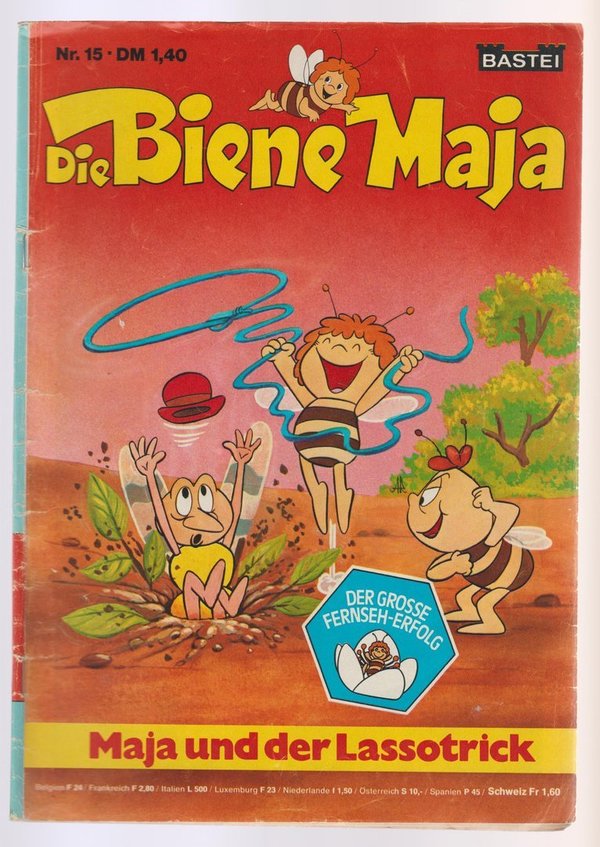 Walt Disney Micky Maus 1984 Heft 17 Ehapa Mit Aufkleber Ich glaub`mich knutscht