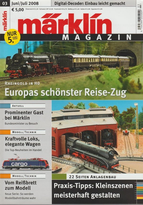 Märklin Magazin Für Modell-Eisenbahner 5/2003 Lokomotivlegende Baureihe 01