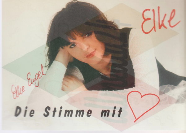 Elke Engel Autogrammkarte Ampel Records signiert (Sängerin) Variante 3