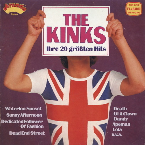 The Kinks Ihre größten 20 Hits (Lola, Dandy, Apeman) 12" LP Arcade 1978