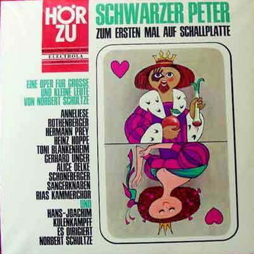 Der schwarze Peter (Aneliese Rothenberger) Norbert Schultze 12" LP EMI