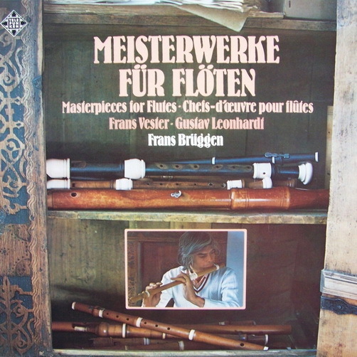 Franz Brüggen Franz Vester  Meisterwerke für Flöten 1963 Telefunken 12" LP