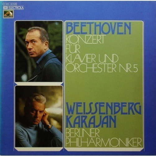 Beethoven Klavierkonzert Nr. 5 Es-dur op.73 Weissenberg Karajan 12" LP EMI