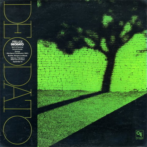 Deodato Prelude (Also Sprach Zarathustra (2001) CTI Records 12" LP 1972