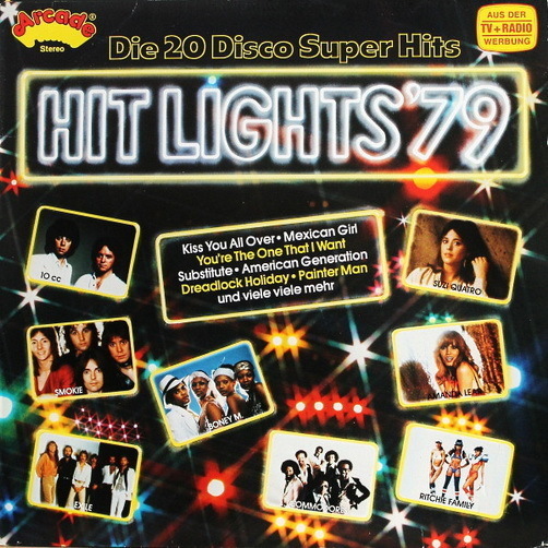 Hit Lights `79 Die 20 Super Disco Super Hits 1978 Arcade 12" LP