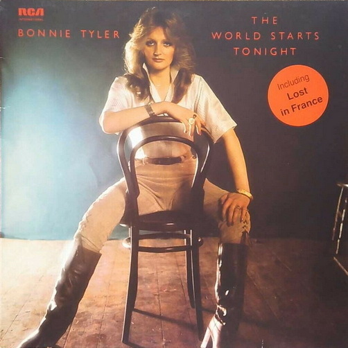 Bonnie Tyler The World Starts Tonight 1977 RCA 12" LP "Lost In France"