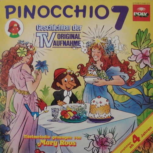 Pinocchio Folge 7 Titellied gesungen von Mary Roos 1977 POLY 12" LP