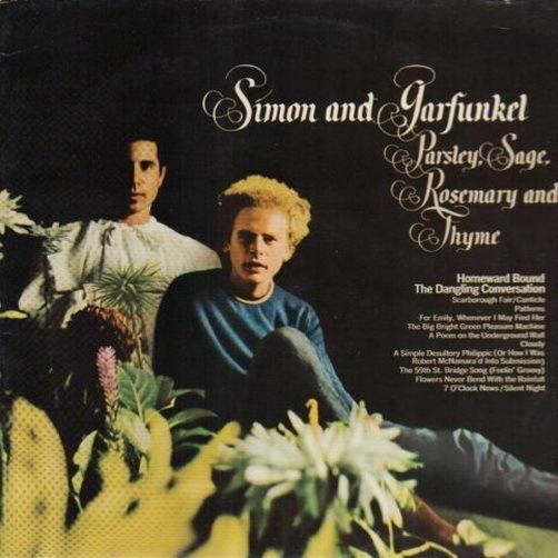 Simon & Garfunkel Parsley, Sage, Rosemary & Thyme 1969 CBS 12" LP