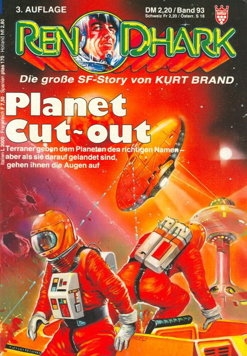 Ren Dhark Nr. 93 Planet Cut-out 3. Auflage Kelter Verlag