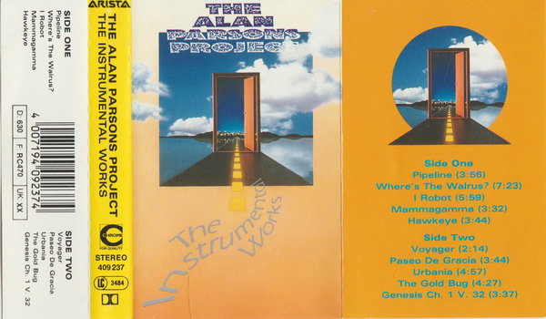 The Alan Parsons Project The Instrumental Works 1988 Ariola Arista Kassette (MC)