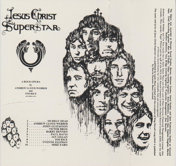 Jesus Christ Superstar 1970 MCA Cassette (MC) Ian Gillan, Murray Head