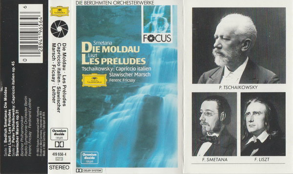 Smentana Die Moldau Liszt Les Preludes DGG Kassette (MC)