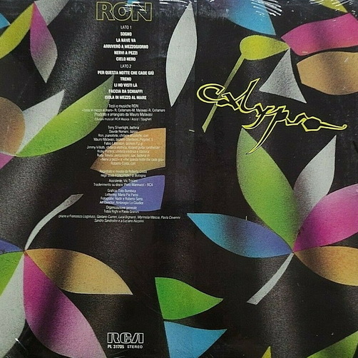 Ron Calypso 1983 RCA Records 12" LP (Sogno, La Nave Va)