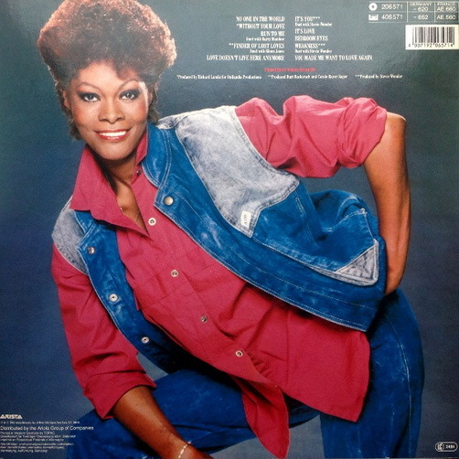 Dionne Warwick Without Your Love 1985 Ariola Arista 12" LP (TOP)