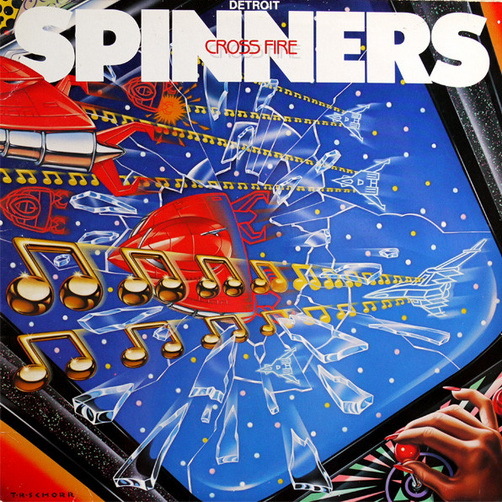 Detroid Spinners Cross Fire 1984 Warner Atlantic 12" LP (Two Of A Kind)