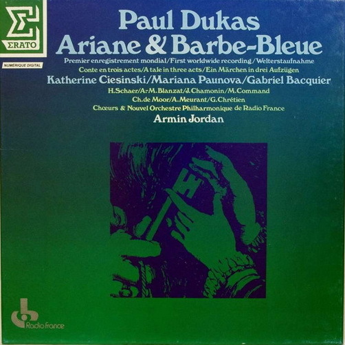 P. Dukas Ariane & Barbe-Bleue A. Jordan 3 LP-Box 1984 RCA Erato