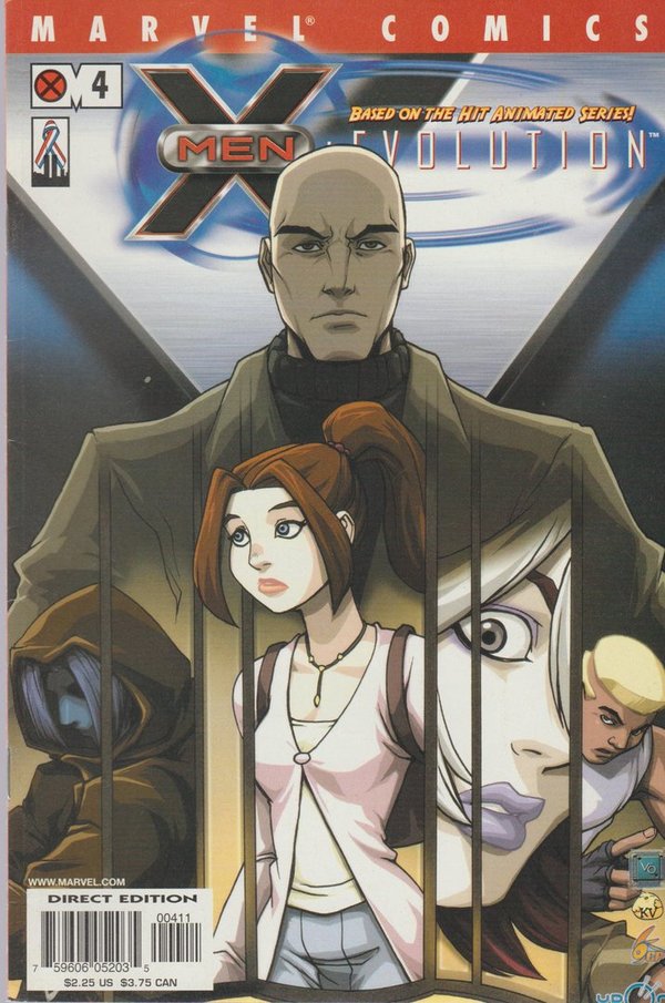 X-Men Evolution #4 Volume 1 May 2002 Marvel Comics