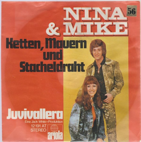 Nina & Mike Ketten, Mauern und Stacheldraht * Juvivallera 1972 Ariola 7"