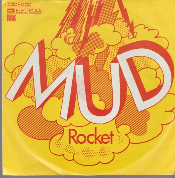 MUD Rocket / The Ladies 1974 EMI RAK 7" Single (GLAM)