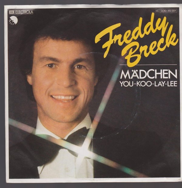 7" Freddy Breck Mädchen / You-Koo-Lay-Lee 70`s EMI Electrola