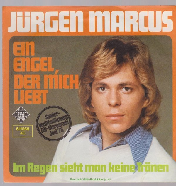 7" Jürgen Markus Ein Engel, der mich liebt (Sonderveröffentlichung) 70`s