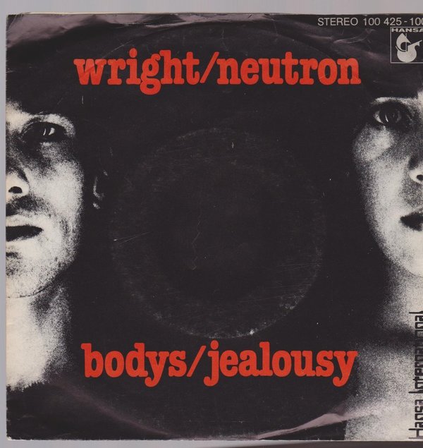 7" Inez Neutron (Michael Wright) Bodys / Jealousy 70`s Ariola Hansa