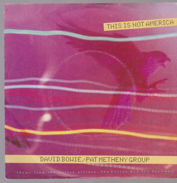 7" Vinyl Single David Bowie & Pat Metheny Group This Is Not America