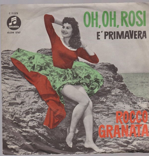 7" Rocco Granata Oh, Oh, Rosi / E` Primavera 60`s EMI Columbia