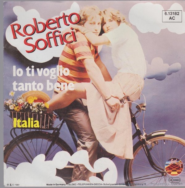 7" Roberto Soffici To Ti Voglio Tanto Bene / Italia 80`s Strand